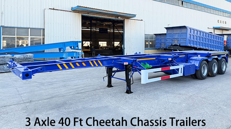 3 Axle 40 Ft Cheetah Chassis Trailers for Sale in Guam