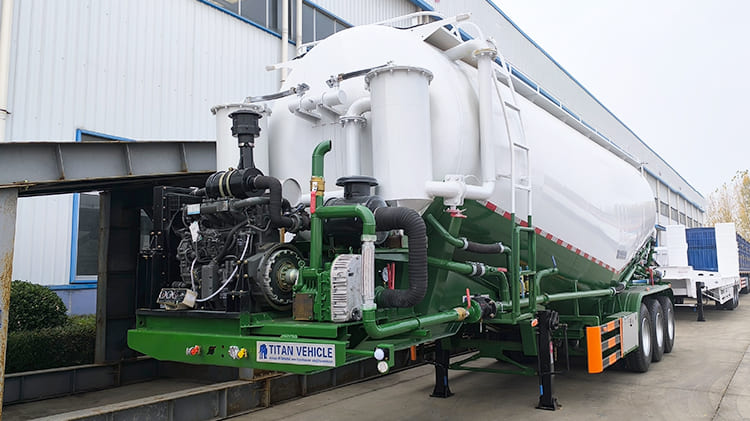 3 Axle Bulk Cement Tanker Trailer for Sale in Guam