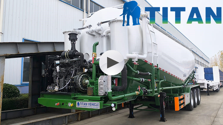3 Axle Bulk Cement Tanker Trailer for Sale in Guam