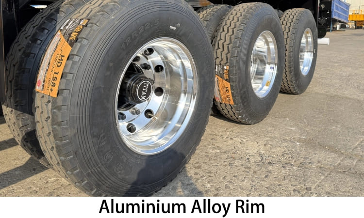 3 Axle Flatbed Truck Trailer with Front Board for Sale in Guam