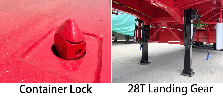 3 Axle 40 Foot Flat Bed Semi Trailer for Sale in Guam