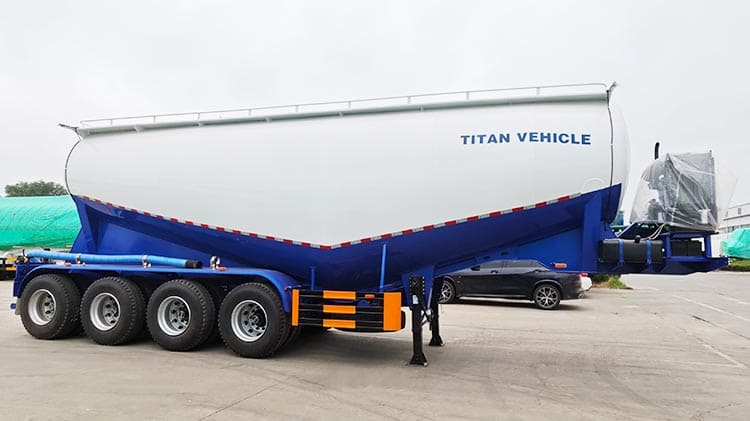 4 Axle Dry Bulk Cement Tanker Trailer for Sale in Guam