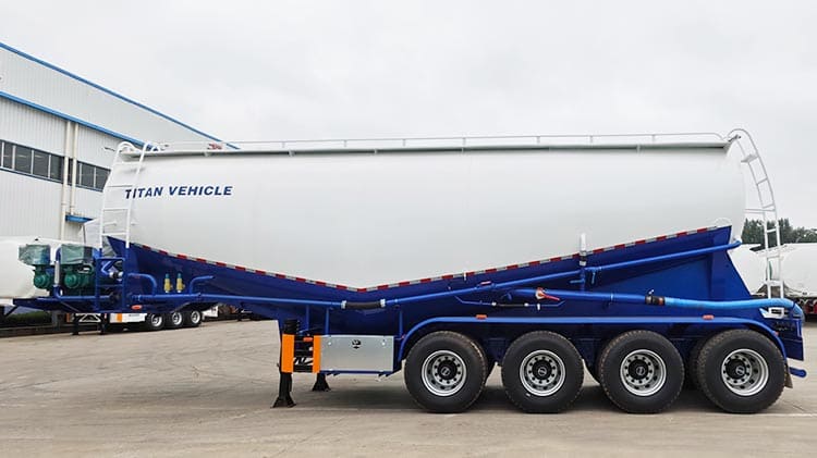 4 Axle Dry Bulk Cement Tanker Trailer for Sale in Guam