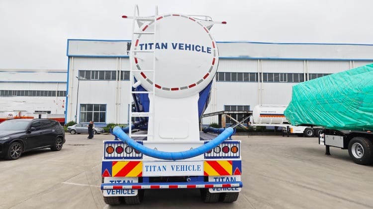 4 Axle Dry Bulk Cement Tanker Trailer for Sale in Guam