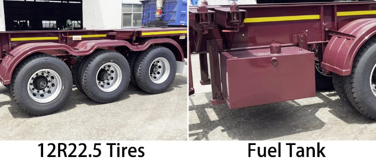 3 Axle Container Skeletal Trailer for Sale in Guam