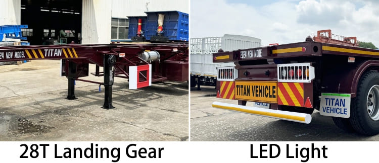 3 Axle Container Skeletal Trailer for Sale in Guam