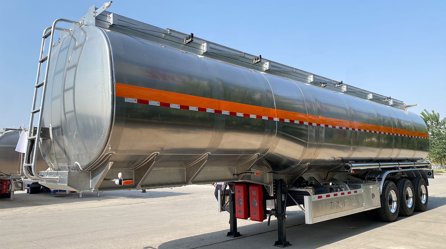 45000Lts Tri Axle Aluminum Road Fuel Tankers for Sale in Guam