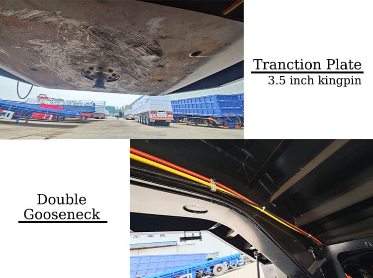 3 Axle Low Bed Trailer Price for Sale in Guam Agana