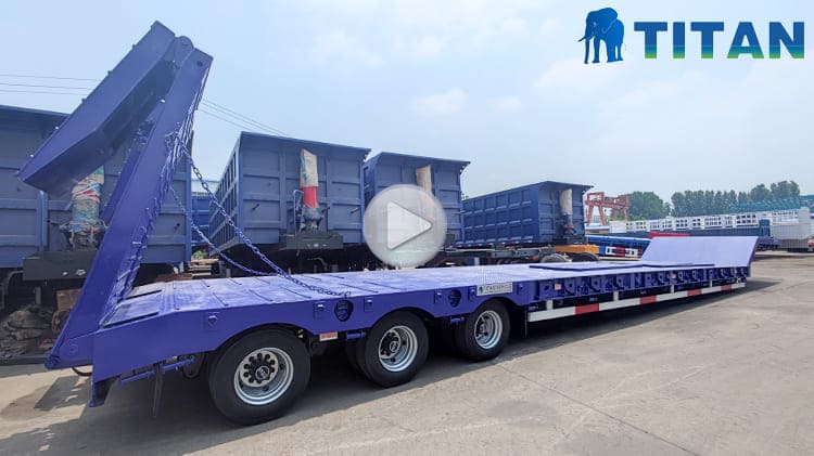 3 Axle Low Bed Trailer Price for Sale in Guam Agana