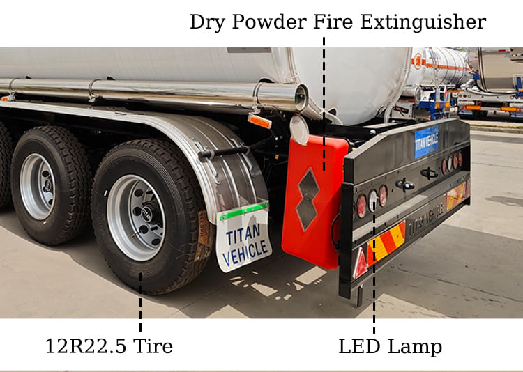 40000 Liters Fuel Tanker Trailer Dimensions for Sale in Guam Dededo