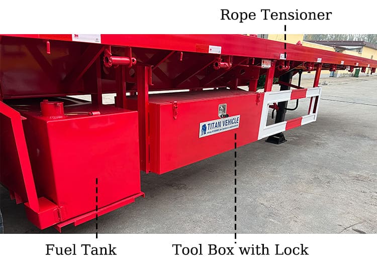 40 Ft 3 Axle Flatbed Semi Trailers for Sale in Agana Guam