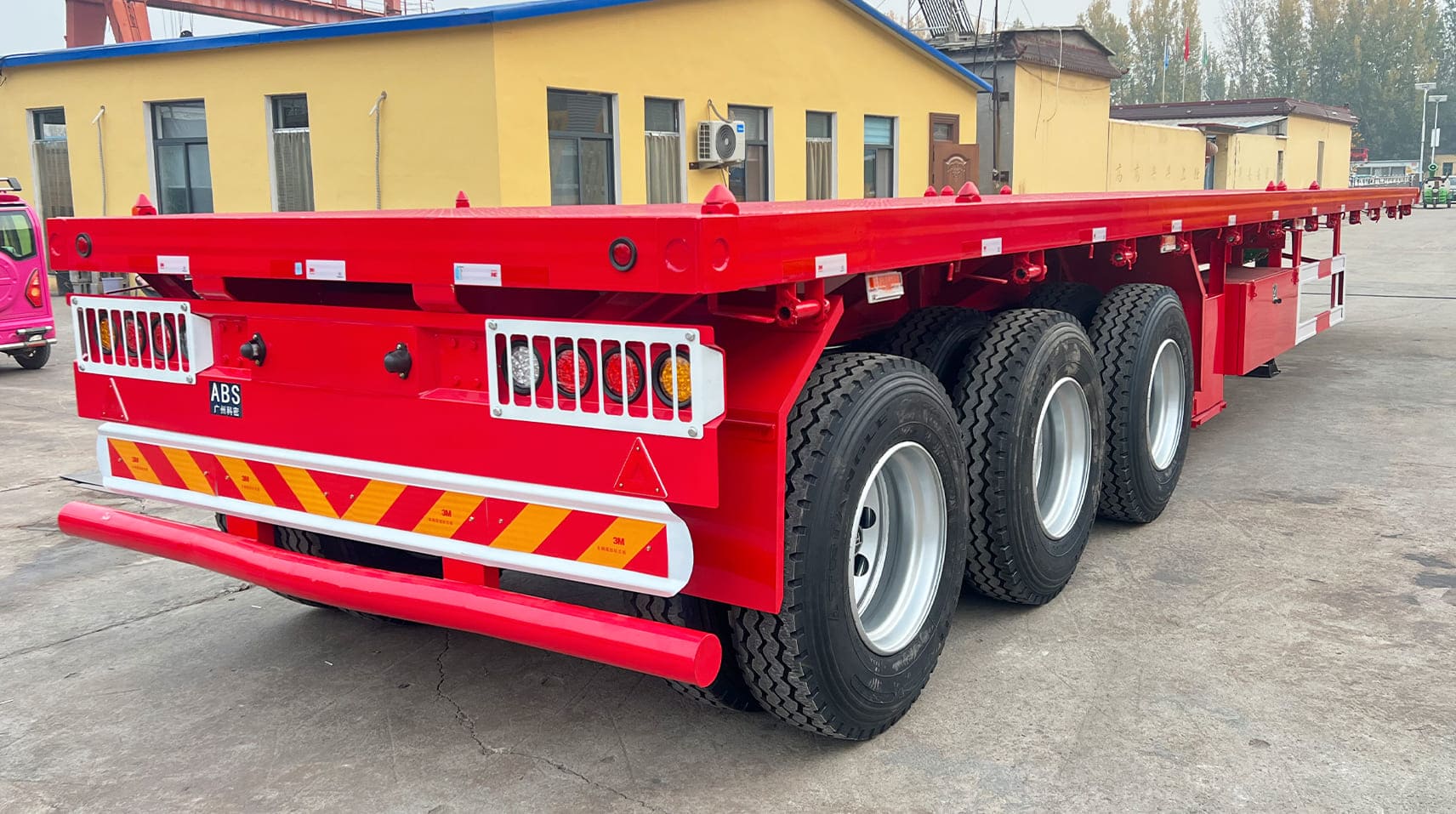 40 Ft 3 Axle Flatbed Semi Trailers for Sale in Agana Guam