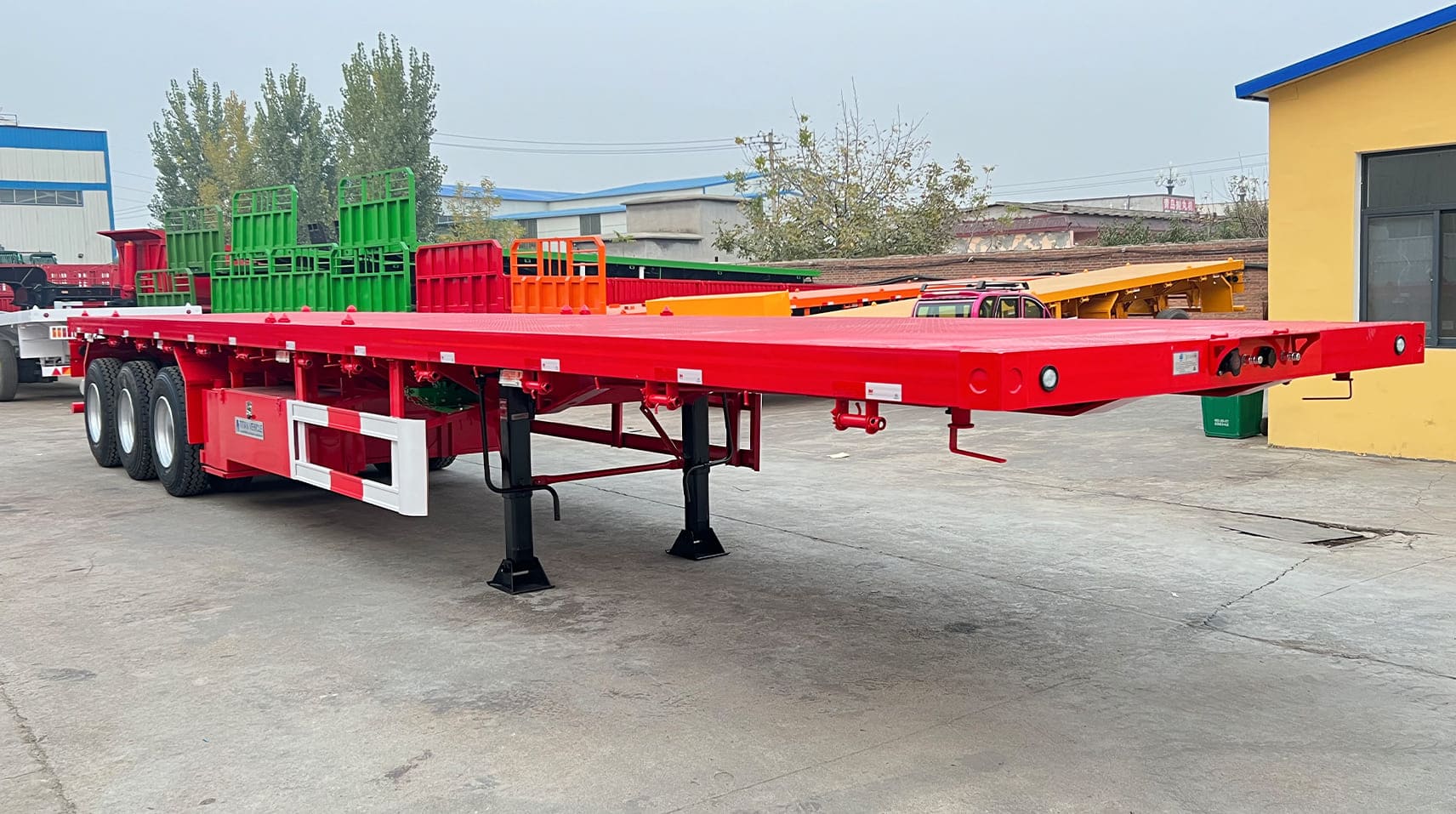 40 Ft 3 Axle Flatbed Semi Trailers for Sale in Agana Guam