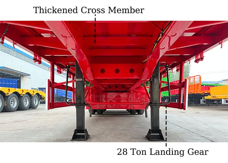 40 Ft 3 Axle Flatbed Semi Trailers for Sale in Agana Guam