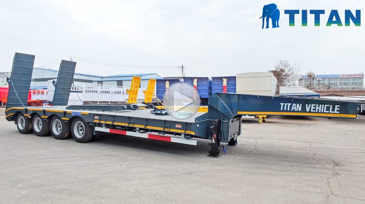 4 Axle Low Loader Trailer 100 Ton for Sale Near Me in Guam