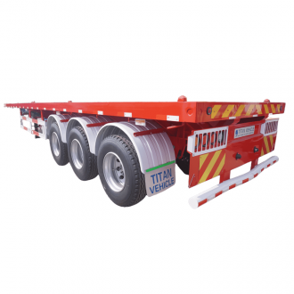 Tri Axle 40 Ft Flatbed Trailer