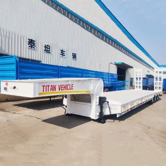 3 Axle 80 Tons Lowbed Trailer