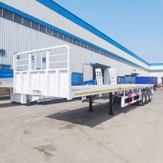 3 Axle Flatbed Truck Trailer