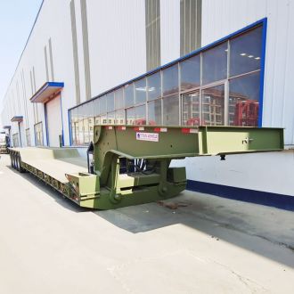 100 Tons Detachable Lowboy Trailer