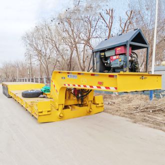 4 Axle 100 Tons Removable Gooseneck Trailer
