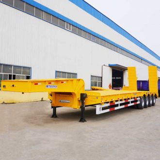 4 Axle 80 Tons Low Bed Trailer