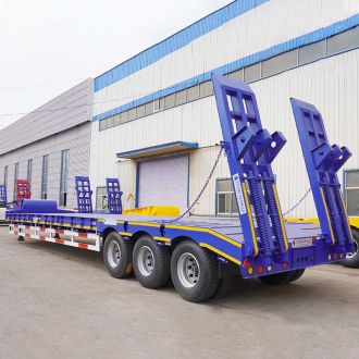 3 Axle 60 Tons Lowbed Trailer