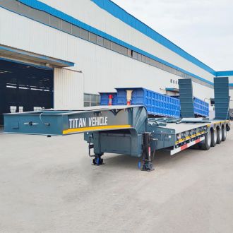 4 Axle 80 Tons Low Loader Truck
