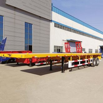 2 Axle 40 Ft Flatbed Trailer