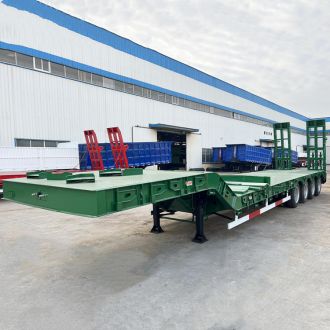 4 Axle 100 Tons Lowbed Trailer