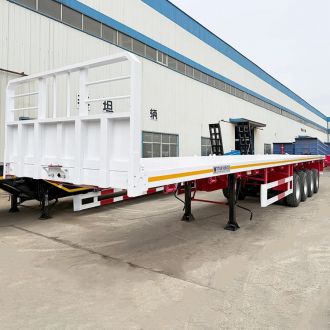 4 Axle 40Ft Flatbed Semi Trailer