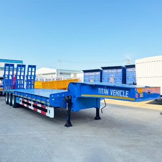 3 Axle 80 Ton Low Bed Trailer