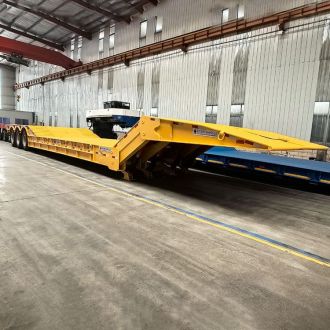 Tri Axle Hydraulic Folding Gooseneck Trailer
