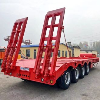 120 Ton Low Bed Semi Trailer
