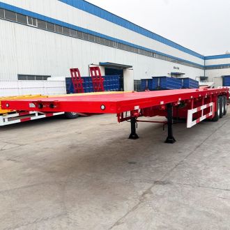 40 Ft 3 Axle Flatbed Semi Trailer