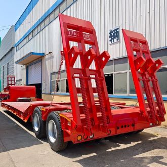 2 Line 4 Axle Lowbed Trailer