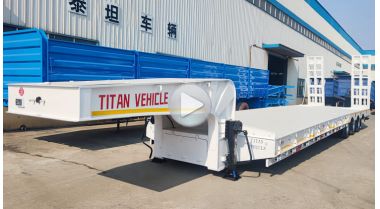 3 Axle 80 Tons Lowbed Trailer
