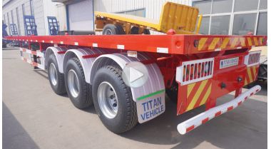 Tri Axle 40 Ft Flatbed Trailer