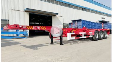 Tri Axle Container Chassis Trailer
